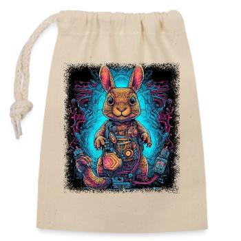 Baby Panda Mexican Gray Squirrel - Closable cotton gift bag (14x20cm) - nature - Front