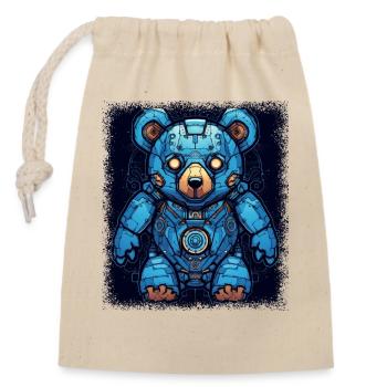 bear grumbler quote ice bear birthday present - Verschließbarer Geschenkbeutel aus Baumwolle (14x20cm) - Natur - Vorne