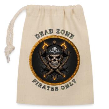 Dead Zone v1 - Verschließbarer Geschenkbeutel aus Baumwolle (14x20cm) - Natur - Vorne