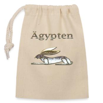 Ägypten 63 - Verschließbarer Geschenkbeutel aus Baumwolle (14x20cm) - Natur - Vorne