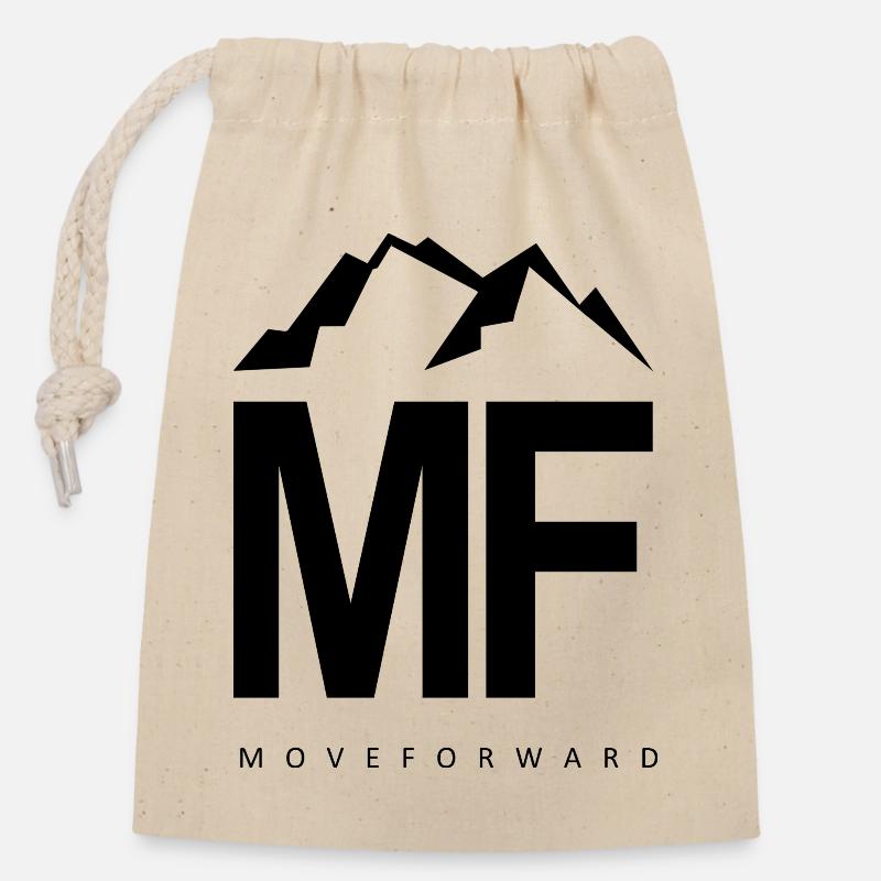 MFTransparent - Closable cotton gift bag (14x20cm) - nature
