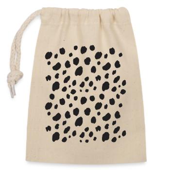 Dalmatian Halloween Costume - Closable cotton gift bag (14x20cm) - nature - Front