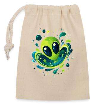 Vortex Alien Galactique - Sac cadeau en coton avec cordon (14 x 20 cm) - nature - Devant