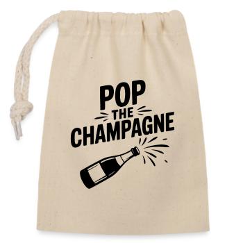 Faites éclater le - Sac cadeau en coton avec cordon (14 x 20 cm) - nature - Devant