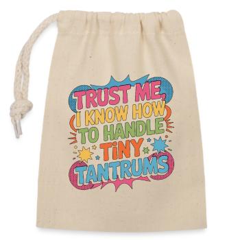Pediatric Nurse Trust Me I Know How To Kids Nurse - Verschließbarer Geschenkbeutel aus Baumwolle (14x20cm) - Natur - Vorne