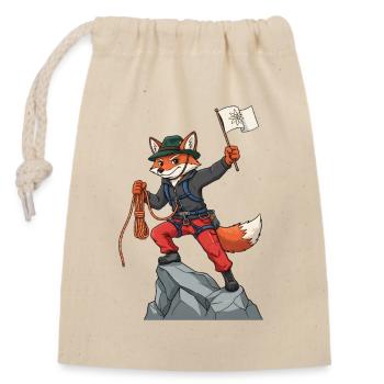 Randonnée Montagnes Randonnée Randonneurs Nature en plein air Forêt - Sac cadeau en coton avec cordon (14 x 20 cm) - nature - Devant
