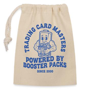 Maîtres de cartes à collectionner alimentés par des boosters - Sac cadeau en coton avec cordon (14 x 20 cm) - nature - Devant