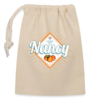 Nancy Stadt Grand Est Frankreich Souvenir - Verschließbarer Geschenkbeutel aus Baumwolle (14x20cm) - Natur - Vorne