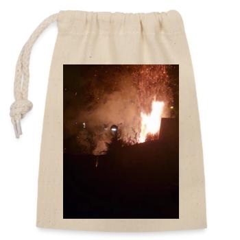 Night fire - Verschließbarer Geschenkbeutel aus Baumwolle (14x20cm) - Natur - Vorne