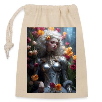 Body Woman - Closable cotton gift bag (14x20cm) - nature - Front