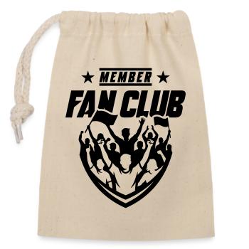 Fan Club Mannschaft Team - Sac cadeau en coton avec cordon (14 x 20 cm) - nature - Devant