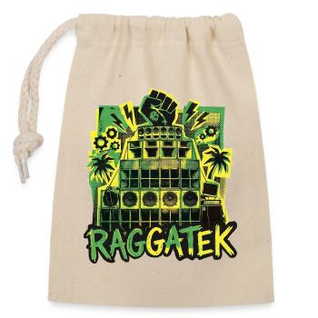 Raggatek Jungle Soundsystem - Verschließbarer Geschenkbeutel aus Baumwolle (14x20cm) - Natur - Vorne