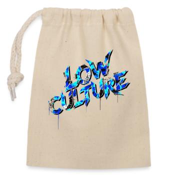 Car Tuning Spruch Low Culture Camouflage - Verschließbarer Geschenkbeutel aus Baumwolle (14x20cm) - Natur - Vorne