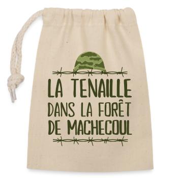 la septième compagnie, la 7ème compagnie - Sac cadeau en coton avec cordon (14 x 20 cm) - nature - Devant