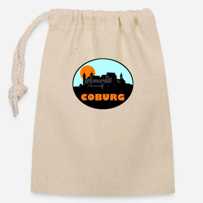 Coburg - Verschließbarer Geschenkbeutel aus Baumwolle (14x20cm) - Natur