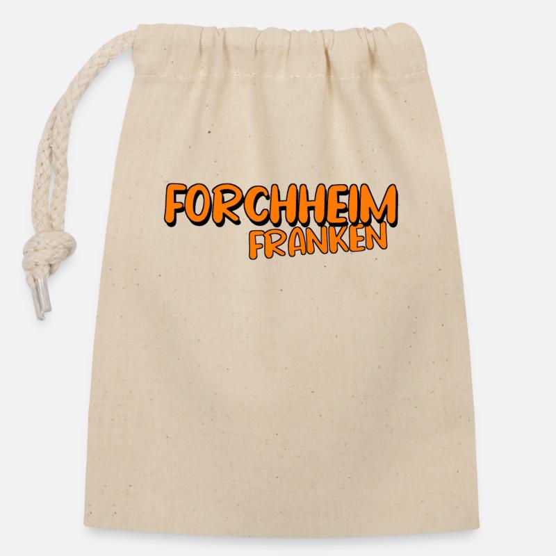 Forchheim - Verschließbarer Geschenkbeutel aus Baumwolle (14x20cm) - Natur