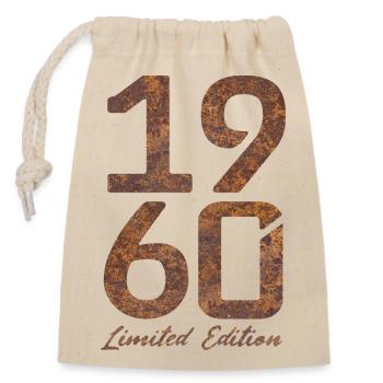 Vintage 1960s Limited Edition Rust Look - Closable cotton gift bag (14x20cm) - nature - Front