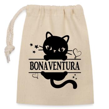 t-shirt Bonaventura t-shirt cat Katze gato - Closable cotton gift bag (14x20cm) - nature - Front