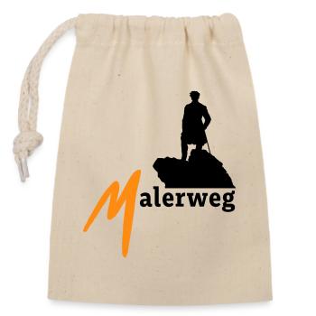Malerweg Elbe Sandstone Mountains Saxon Switzerland - Closable cotton gift bag (14x20cm) - nature - Front
