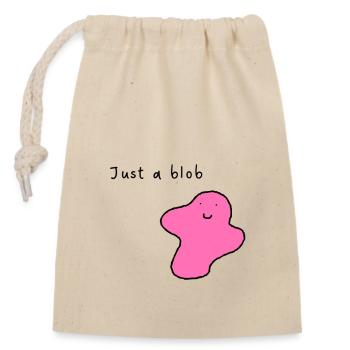 Juste une goutte - Sac cadeau en coton avec cordon (14 x 20 cm) - nature - Devant