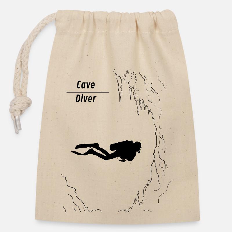 1000014381 - Closable cotton gift bag (14x20cm) - nature