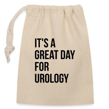 Urology - Closable cotton gift bag (14x20cm) - nature - Front