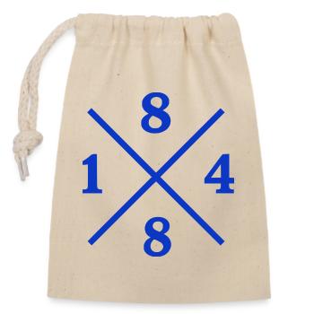 1848 – Bochum Ruhrpott Original - Sac cadeau en coton avec cordon (14 x 20 cm) - nature - Devant