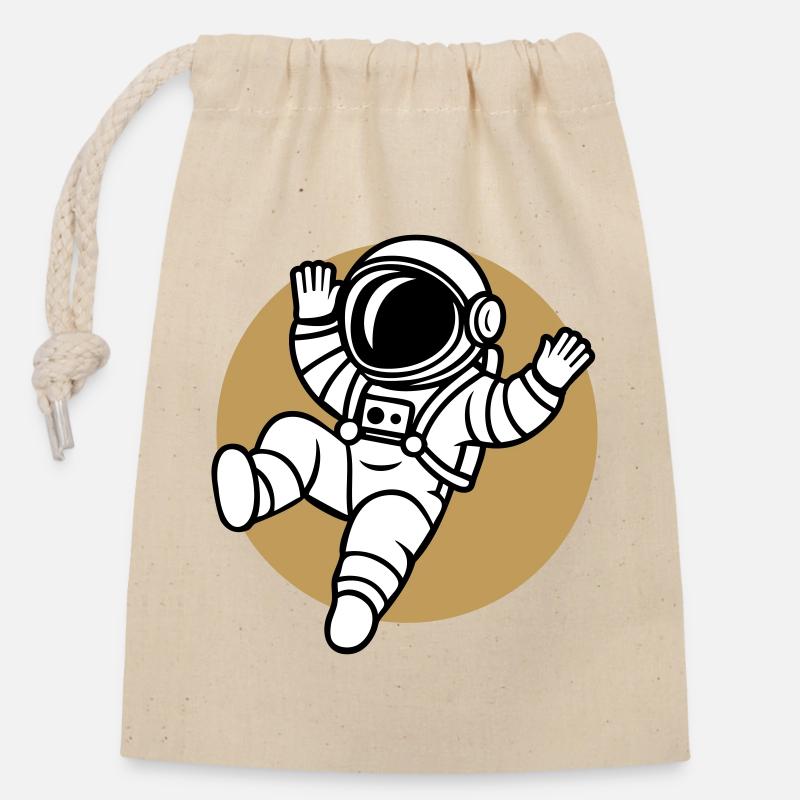 Saltonaut - Closable cotton gift bag (14x20cm) - nature