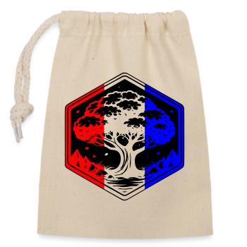 Tree France - Closable cotton gift bag (14x20cm) - nature - Front