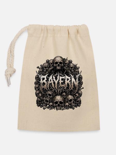 Bayern Death Metal - Verschließbarer Geschenkbeutel aus Baumwolle (14x20cm) - Natur