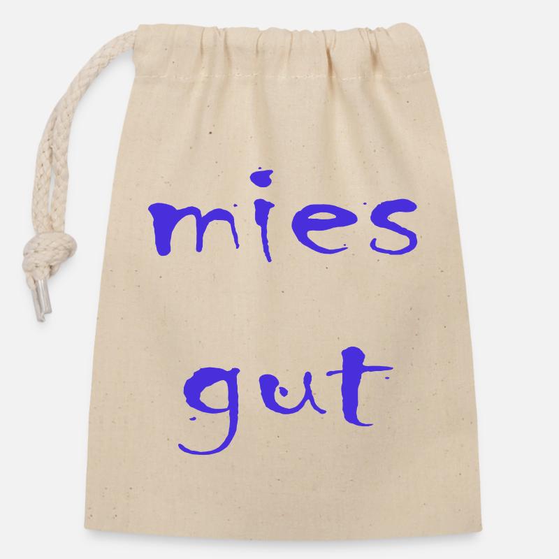 lousy good - Closable cotton gift bag (14x20cm) - nature