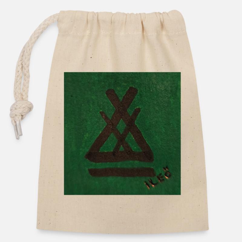 Lavvu - Closable cotton gift bag (14x20cm) - nature