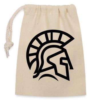 spartan - Sac cadeau en coton avec cordon (14 x 20 cm) - nature - Devant