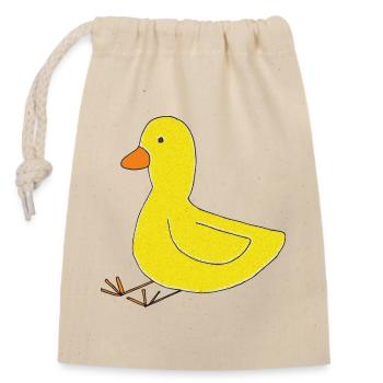 Impressionnisme de canard - Sac cadeau en coton avec cordon (14 x 20 cm) - nature - Devant