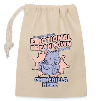 Emotional Breakdown Place Longhair Shorttail - Closable cotton gift bag (14x20cm) - nature - Front