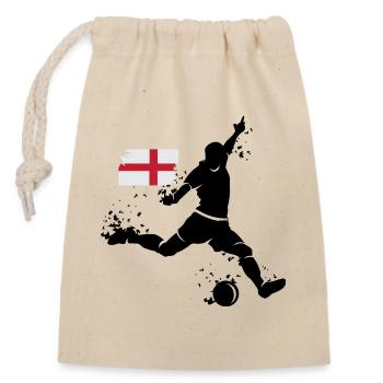 Football England Fan Player Blast icône - Sac cadeau en coton avec cordon (14 x 20 cm) - nature - Devant
