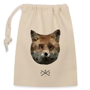 Fuchs Caninae Rotfuchs Canidae Fuchs Liebhaber Fuchs - Verschließbarer Geschenkbeutel aus Baumwolle (14x20cm) - Natur - Vorne