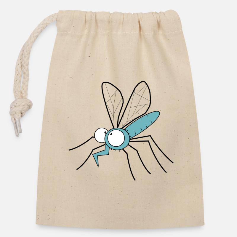 insect mosquito mosquito mosquito plague bite - Closable cotton gift bag (14x20cm) - nature