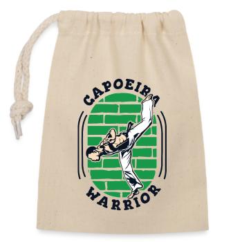 Capoeira Warrior Capoeirista Ginga Dance Capoeira - Verschließbarer Geschenkbeutel aus Baumwolle (14x20cm) - Natur - Vorne