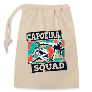 Capoeira Squad Ginga Capoeirista Tanz - Verschließbarer Geschenkbeutel aus Baumwolle (14x20cm) - Natur - Vorne