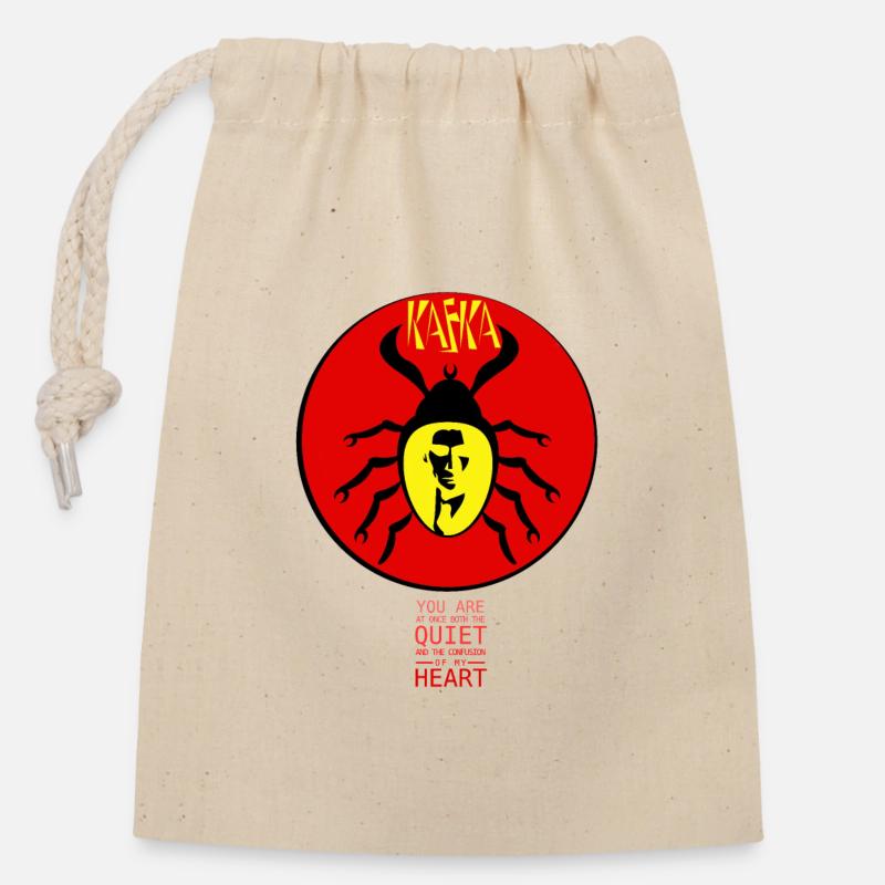 Franz Kafka - The Transformation - Closable cotton gift bag (14x20cm) - nature