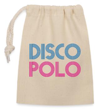DISCO POLO Polska Polen Poland - Closable cotton gift bag (14x20cm) - nature - Front
