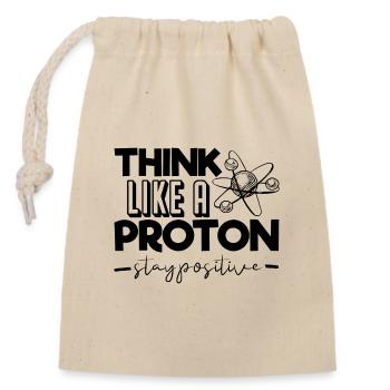 Funny Chemistry Quote Gift For Chemical Engineers - Closable cotton gift bag (14x20cm) - nature - Front