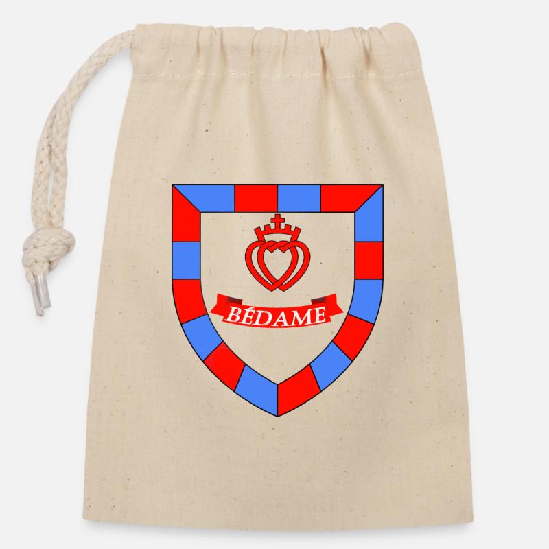 bédame vendeen - Sac cadeau en coton avec cordon (14 x 20 cm) - nature