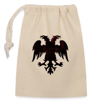 Shqipe - Closable cotton gift bag (14x20cm) - nature - Front