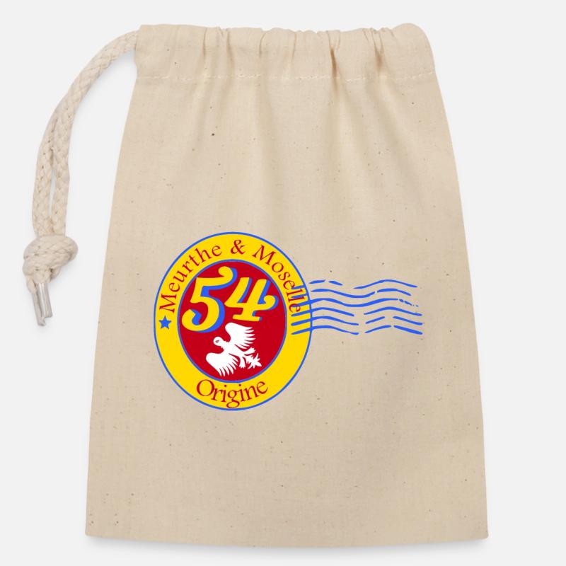 Meurthe & Moselle - Sac cadeau en coton avec cordon (14 x 20 cm) - nature