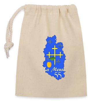 Meuse - Closable cotton gift bag (14x20cm) - nature - Front
