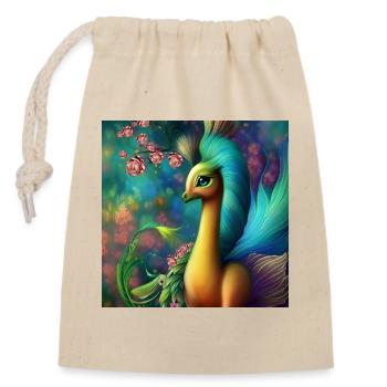 Regardez mon merveilleux animal fantastique - Sac cadeau en coton avec cordon (14 x 20 cm) - nature - Devant