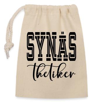 Synästhetiker - Verschließbarer Geschenkbeutel aus Baumwolle (14x20cm) - Natur - Vorne