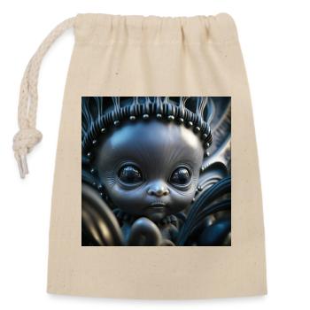 Photo macro creature 12 - Closable cotton gift bag (14x20cm) - nature - Front